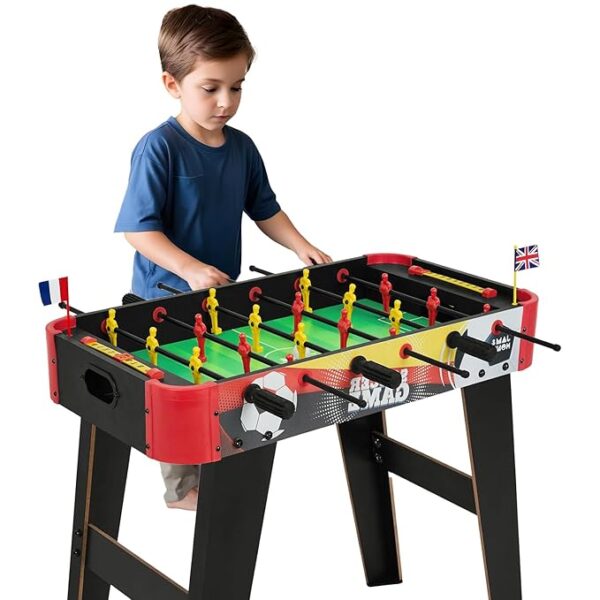 Jam & Honey Foosball Table - Big | Indoor Soccer Game for Boys & Girls | Perfect for Home, Resorts, Hotels, Schools | 6 Rows with 6 Handles, 18 Players